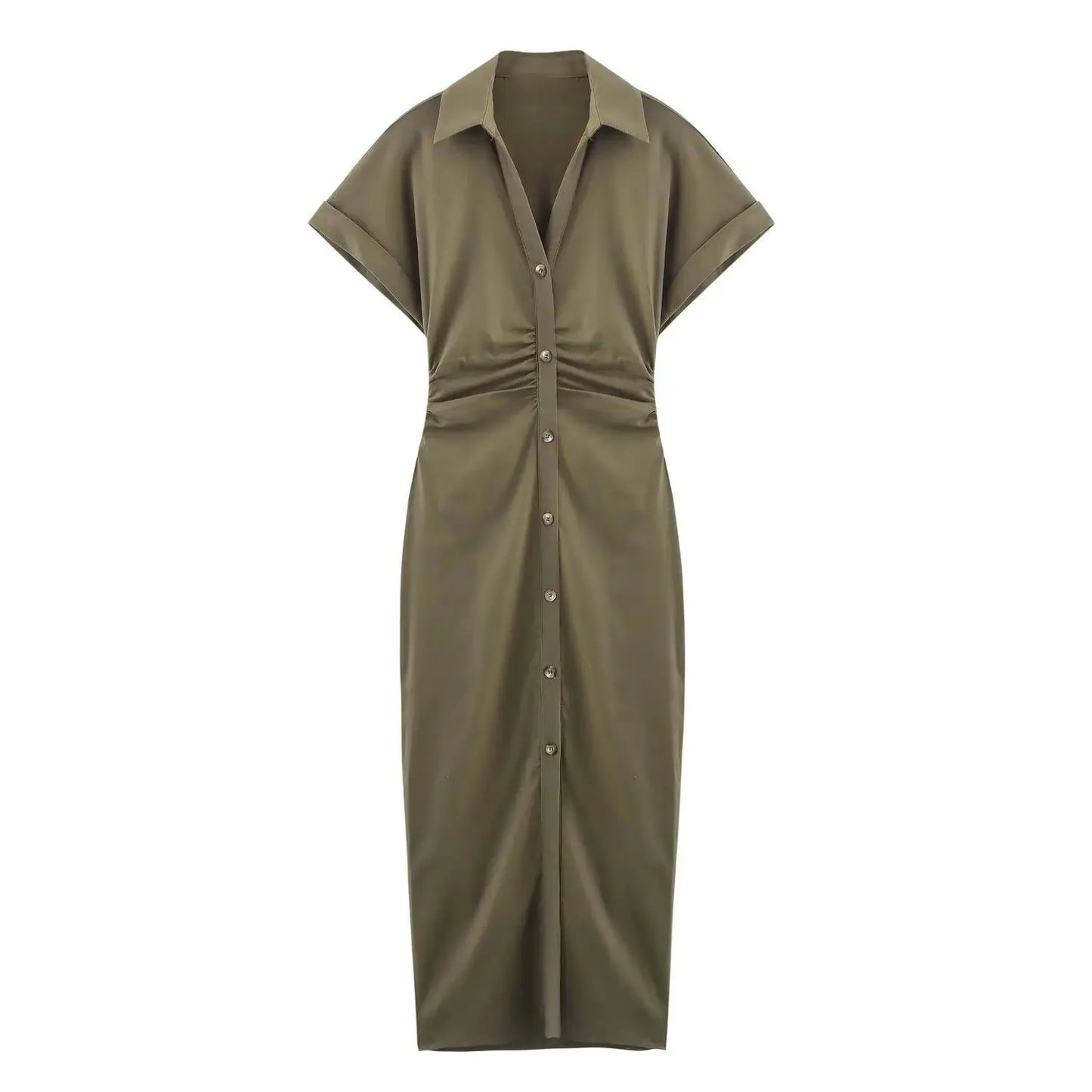 Neues schlichtes Sommermodekleid für Damen
