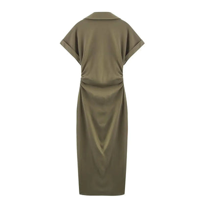 Neues schlichtes Sommermodekleid für Damen