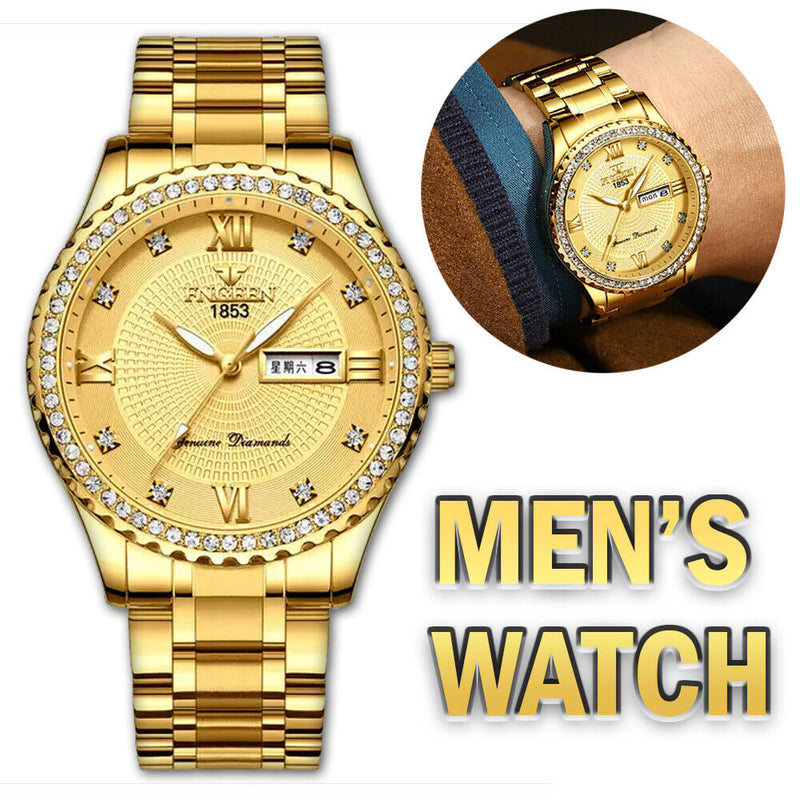 Classic Gold Men Quartz Watch