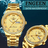 Classic Gold Men Quartz Watch