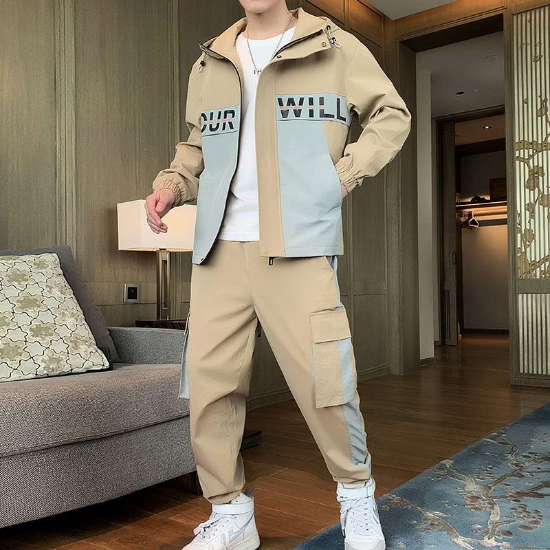 Casual 2 Pcs Set Jackets and Pants Tracksuit