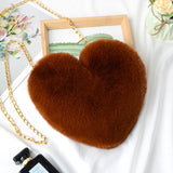 Heart-shaped chain bag