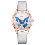 Gaiety Brand Luxury Removable Rhinestone Butterfly Watches