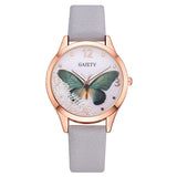 Gaiety Brand Luxury Removable Rhinestone Butterfly Watches