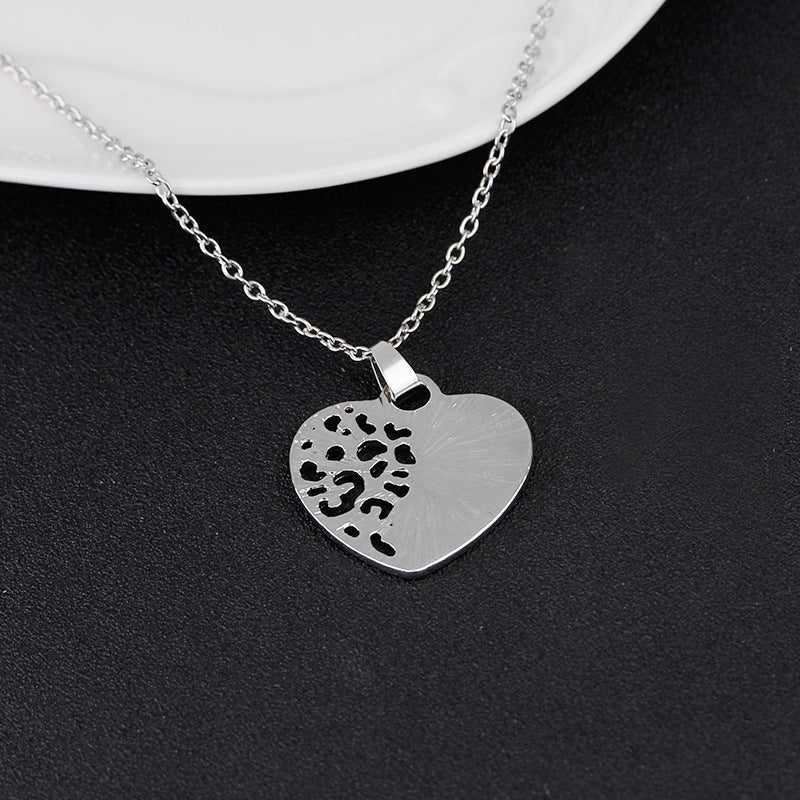 Heart Letter Pendant Necklaces