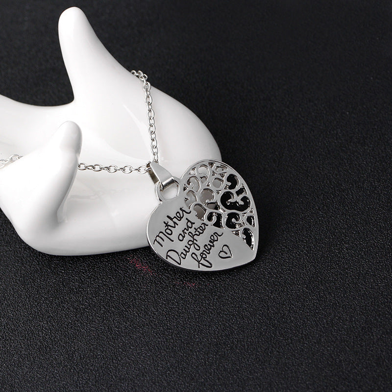 Heart Letter Pendant Necklaces