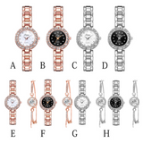 Set Bangle Clock Bracelet Wrist-Watch