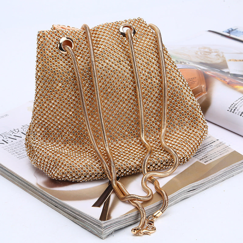 Clutch String Satin Crossbody