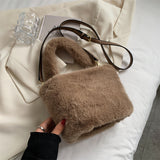 Faux Fur Rabbit Plush Bag