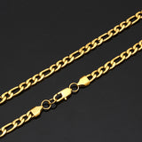 Stainless Figaro Chain Titanium Steel Hip Hop