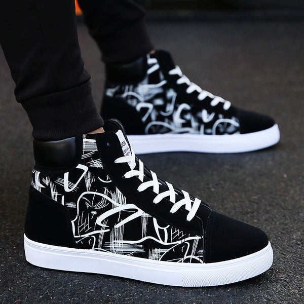 Spring high top shoes