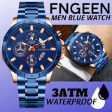 Men's Watch Stainless Steel Quartz Wristwatch