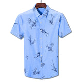 Printed short-sleeve shirt for men