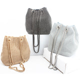 Clutch String Satin Crossbody