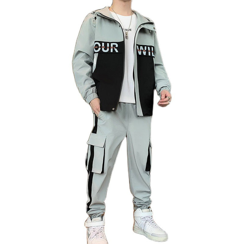 Casual 2 Pcs Set Jackets and Pants Tracksuit