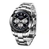 Men's Steel Band Luminous Quartz Watch