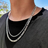 Stainless Figaro Chain Titanium Steel Hip Hop