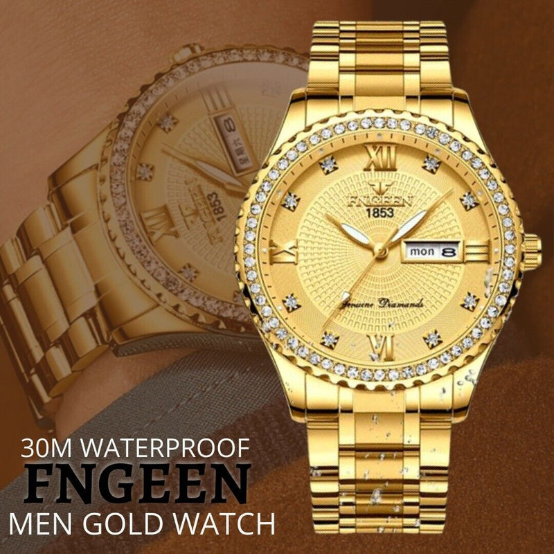 Classic Gold Men Quartz Watch