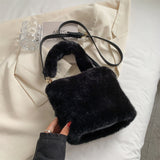 Faux Fur Rabbit Plush Bag